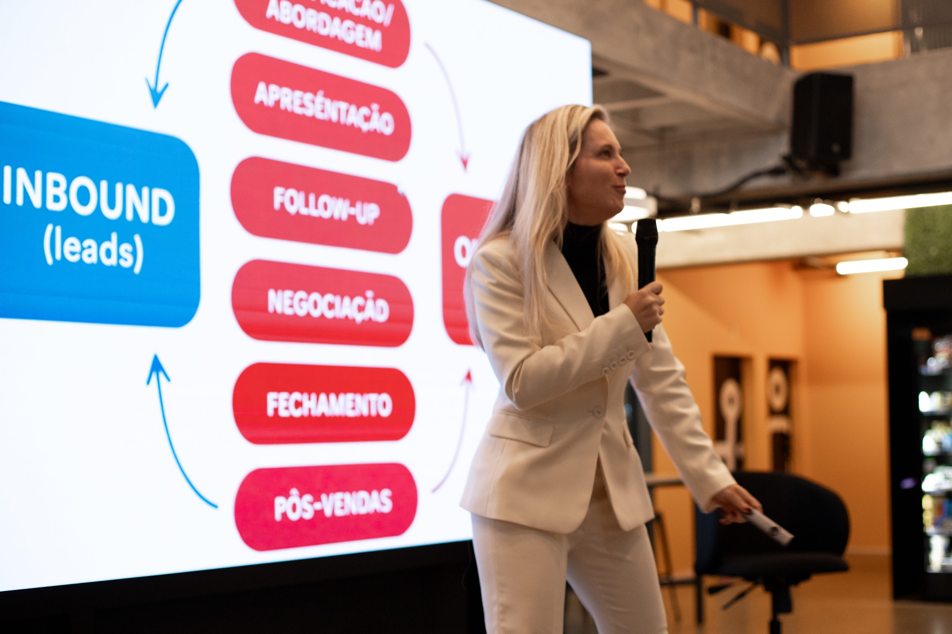 Ester Zen em palestra